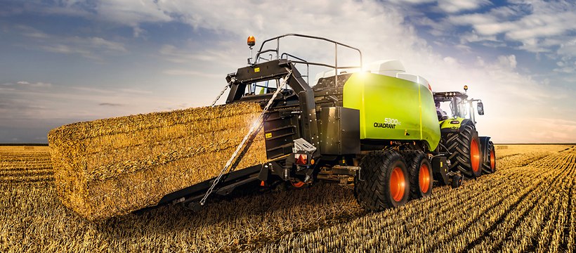 Die QUADRANT 5300 FC markiert heute das obere Ende des CLAAS Quaderballenpressenprogramms. -