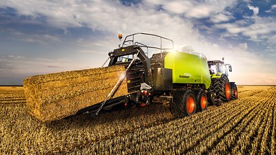 Die QUADRANT 5300 FC markiert heute das obere Ende des CLAAS Quaderballenpressenprogramms. -